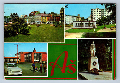 Pohlednice Aš - celkový pohled (JN394)