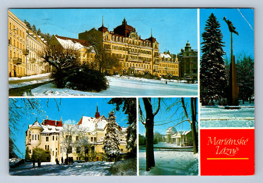 Pohlednice Mariánské lázně -náměstí K.G. (JN402)