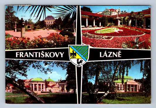 Pohlednice Františkovy lázně- celkový pohled (JN412)