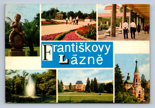Pohlednice Františkovy lázně - celkový pohled (JN421)
