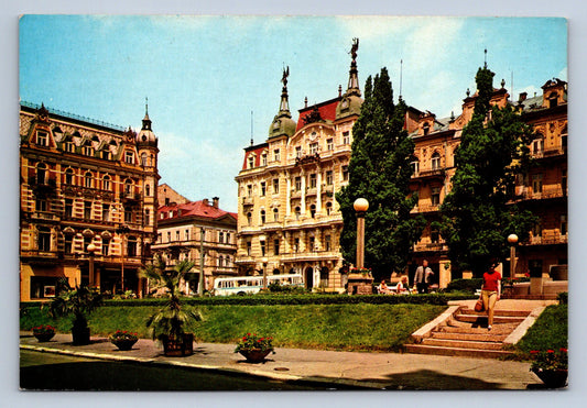 Pohlednice Mariánské lázně -Mírové náměstí (JN440)