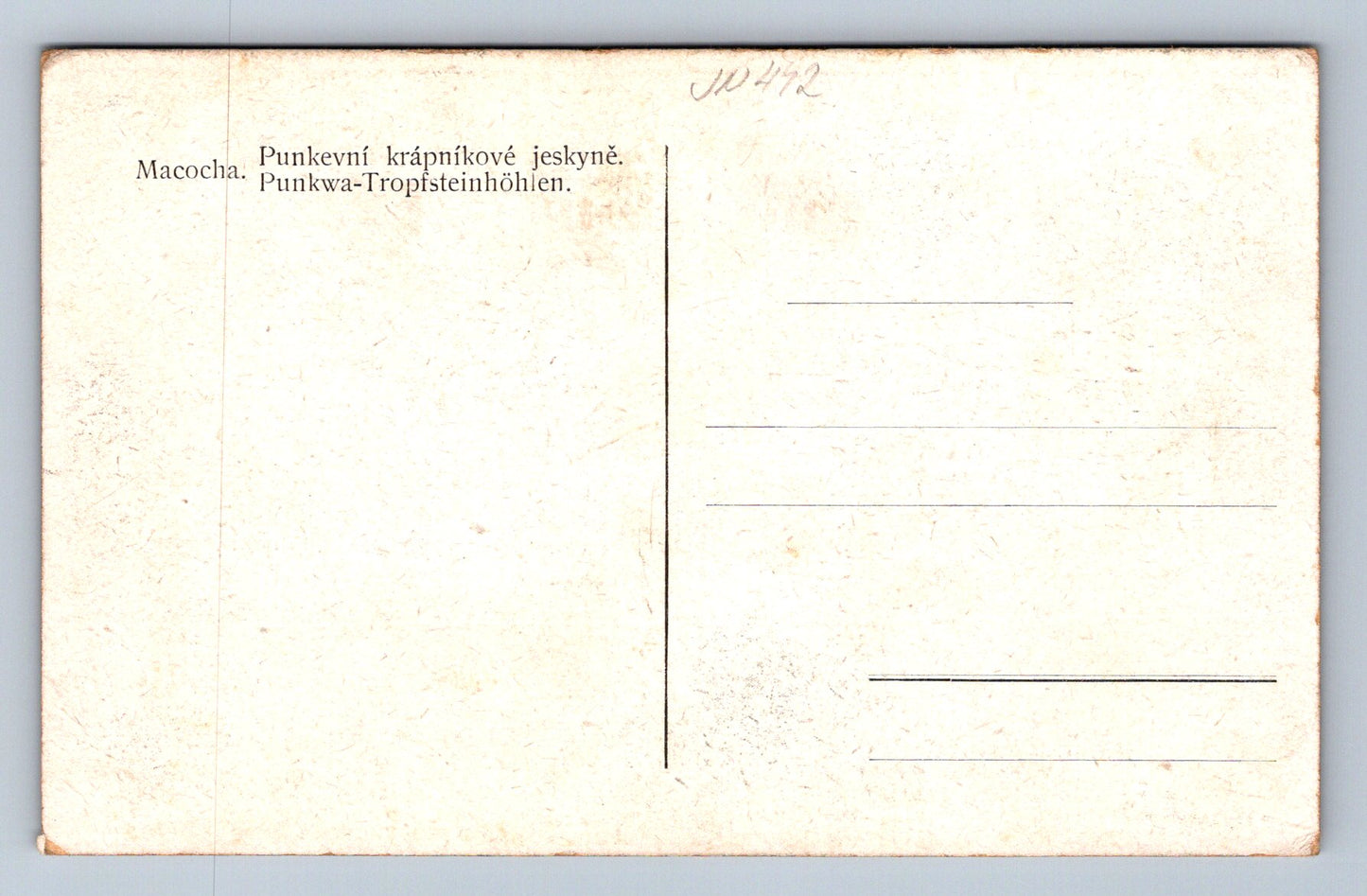 Pohlednice Macocha - krápníková jeskyně 3 (JN442)