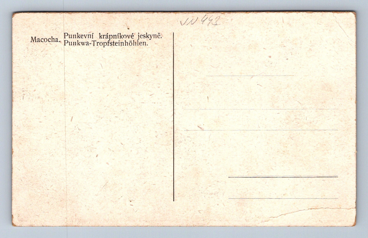 Pohlednice Macocha - krápníková jeskyně 1 (JN443)