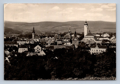 Pohlednice Domažlice - celkový pohled (JN466)