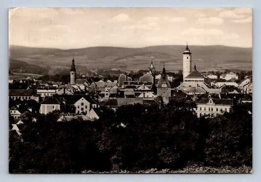 Pohlednice Domažlice - celkový pohled (JN466)