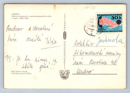 Pohlednice Liberec -radnice (JN505)