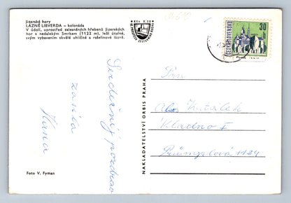 Pohlednice Jizerské hory - Lázně Libverda kolonáda (JN510)