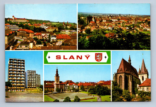 Pohlednice Slaný- střed města (JN518)