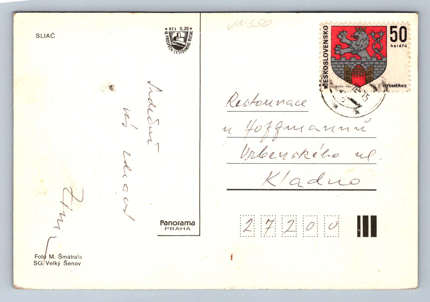 Pohlednice Sliač - celkový pohled (JN550)
