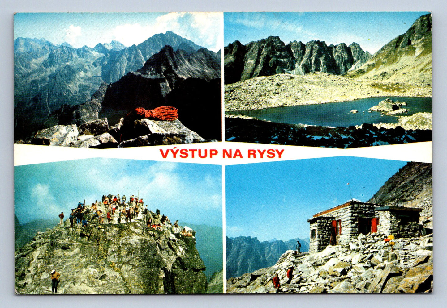 Pohlednice Vysoké Tatry - Pohlad z Rysov (JN553)