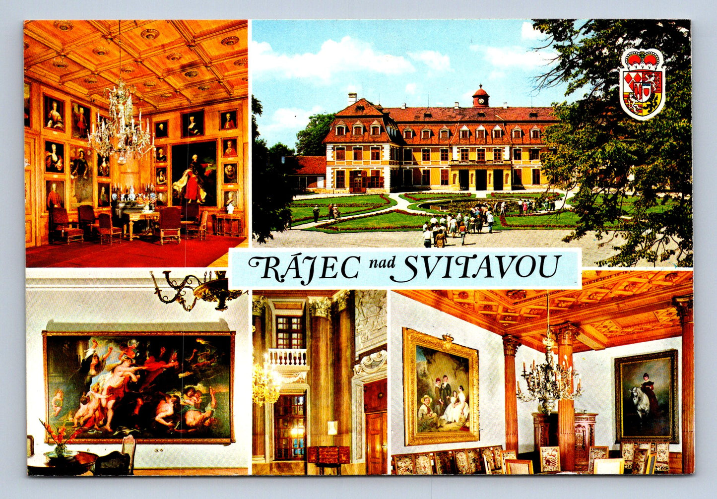 Pohlednice Rajec nad Svitavou - zámek (JN555)