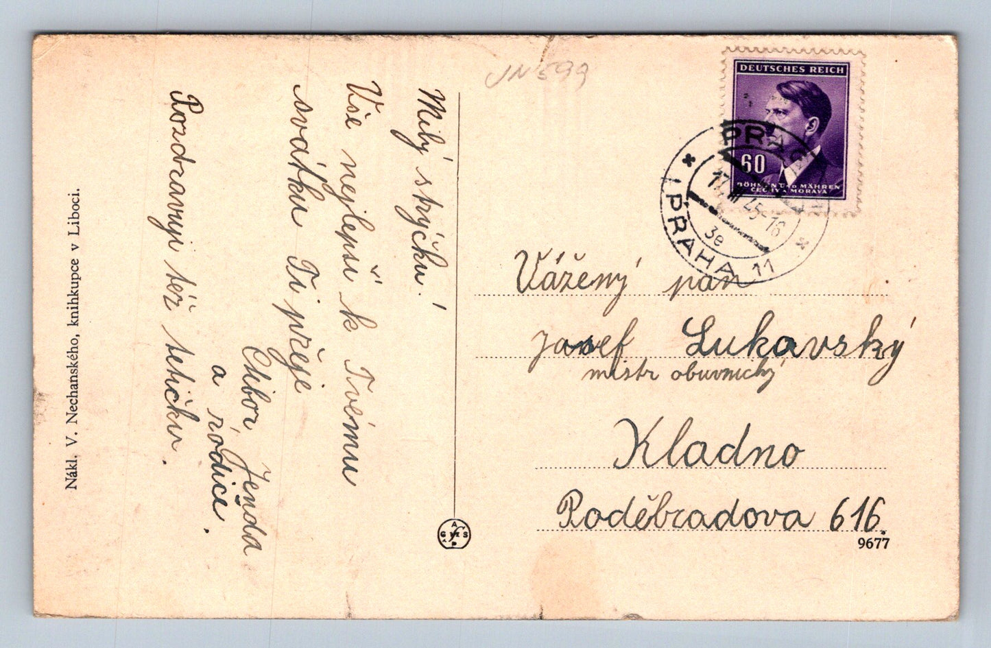 Pohlednice Liboc - celkový pohled (JN599)