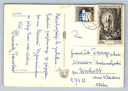 Pohlednice Kroměříž-květná zahrada (JN611)