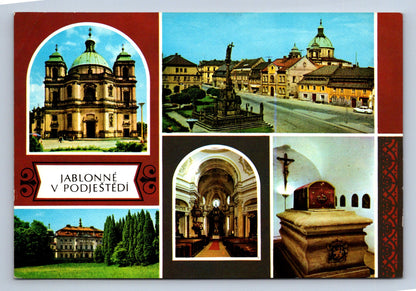 Pohlednice Jablonné v Podještědí-barokní chrám (JN629)