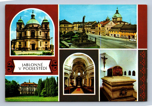 Pohlednice Jablonné v Podještědí-barokní chrám (JN629)