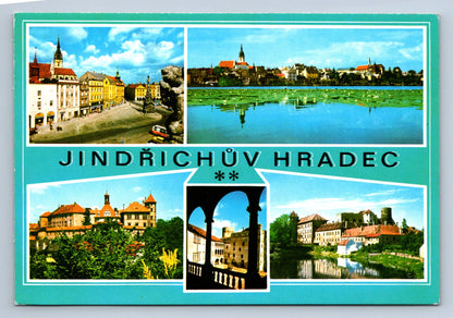 Pohlednice Jindřichův Hradec-celkový pohled (JN631)
