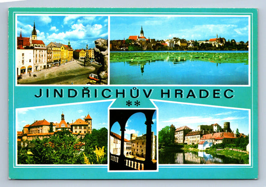 Pohlednice Jindřichův Hradec-celkový pohled (JN631)