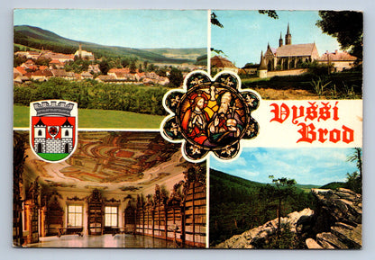 Pohlednice Vyšší Brod-celkový pohled (JN679)