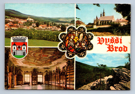 Pohlednice Vyšší Brod-celkový pohled (JN679)