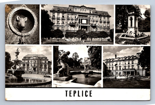 Pohlednice Teplice celkový pohled (JN691)
