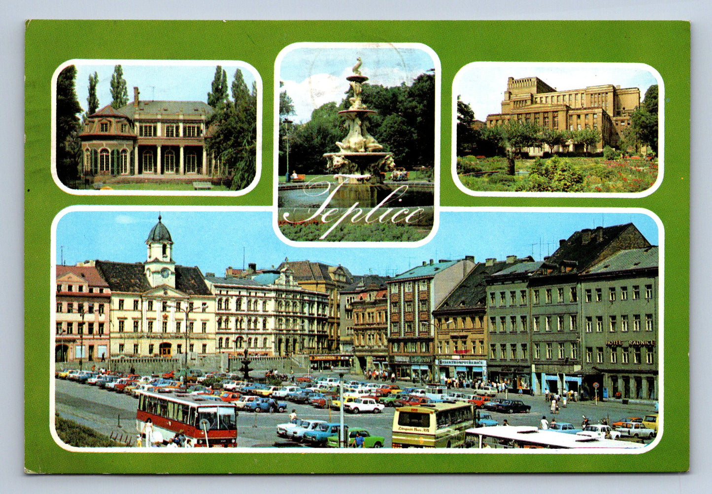 Pohlednice Teplice-teplý pramen (JN696)