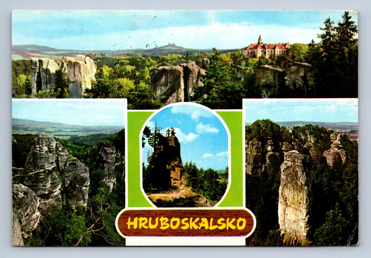 Pohlednice Hruboskalsko-celkový pohled (JN705)