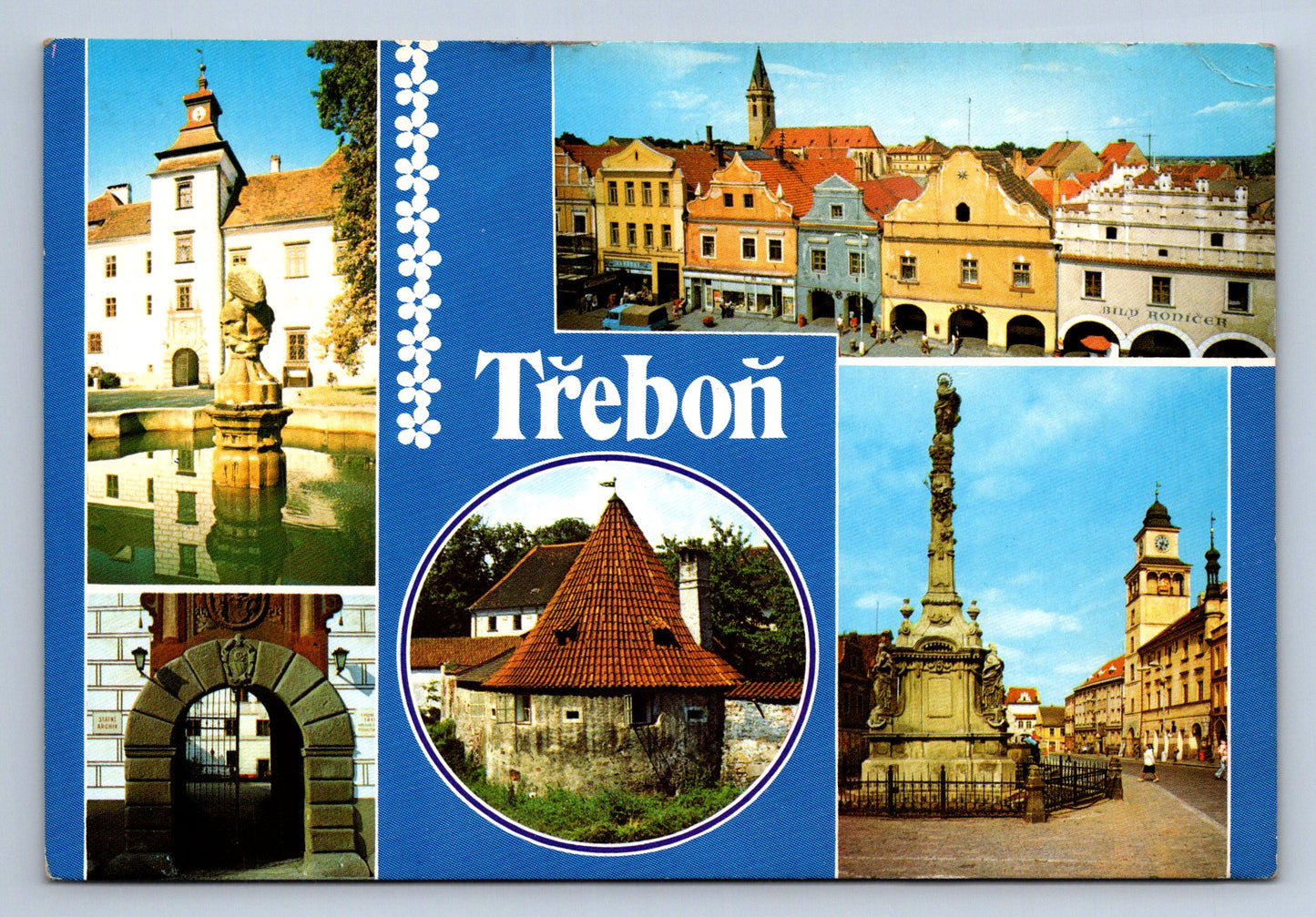 Pohlednice Třeboň - tržní osada z 12 st. (JN825)