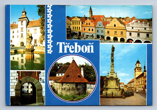 Pohlednice Třeboň - tržní osada z 12 st. (JN825)