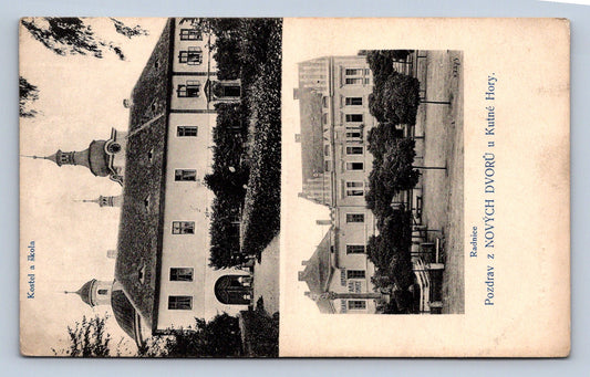 Pohlednice Nový Dvůr - radnice (JN840)