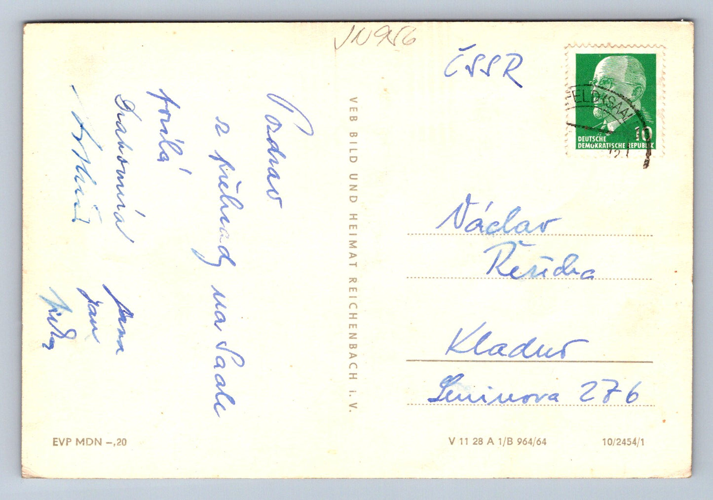 Pohlednice Hohenwartestrausse KR SAALFELD (JN956)