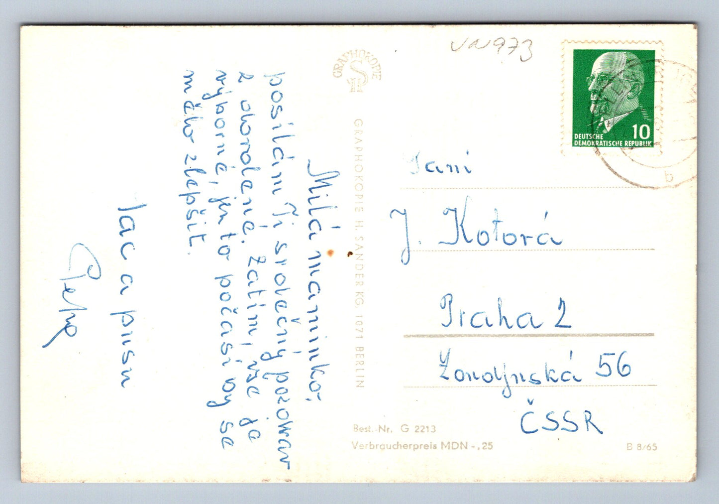 Pohlednice Gruss aus Sellin/Rügen (JN973)