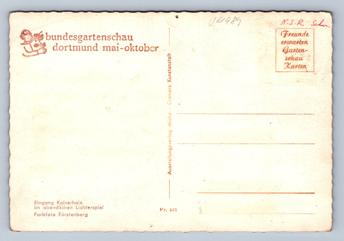 Pohlednice Dortmund - Bundesgartenschau (JN984)