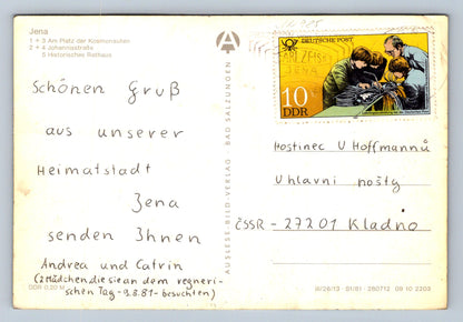 Pohlednice Gruß aus Jena - pozdrav z Jeny (JN985)