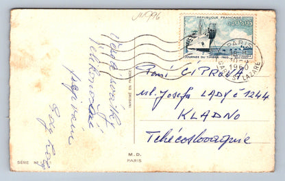 Pohlednice Joyeuses Pâques - zelené vejce (JN996)