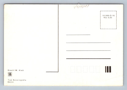 Pohlednice Svatá Markyta - bez textu M.Aleš (JN1011)