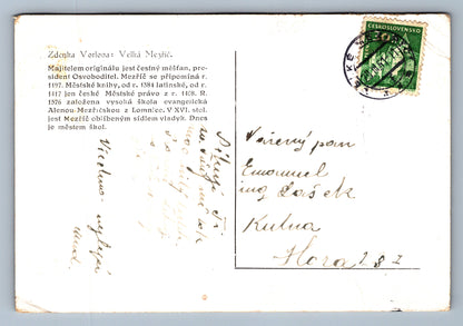 Pohlednice Zdenka Vorlova: Velká Mezříc (JN1050)