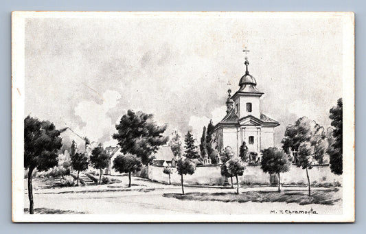 Pohlednice M.T. Chramosta: Alt - Benatek - bez textu (JN1054)