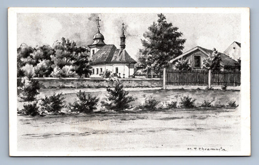 Pohlednice M.T. Chramosta: Alt - Benatek - bez textu (JN1055)