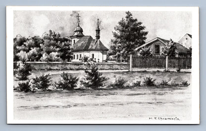 Pohlednice M.T. Chramosta: Alt - Benatek - bez textu (JN1059)
