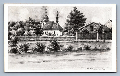 Pohlednice M.T. Chramosta: Alt - Benatek - bez textu (JN1060)