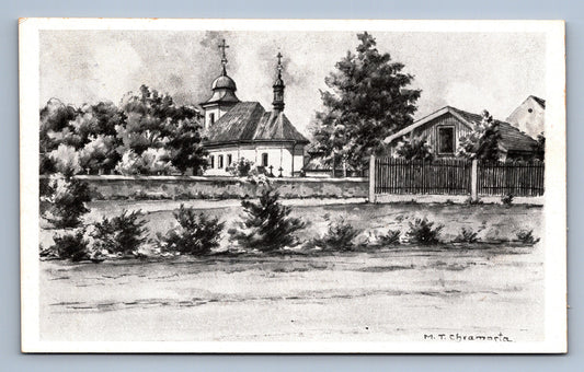 Pohlednice M.T. Chramosta: Alt - Benatek - bez textu (JN1060)