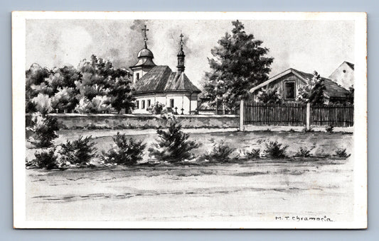 Pohlednice M.T. Chramosta: Alt - Benatek - bez textu (JN1061)