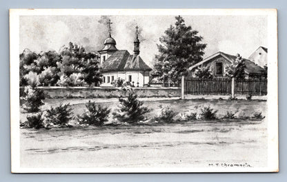 Pohlednice M.T. Chramosta: Alt - Benatek - bez textu (JN1062)