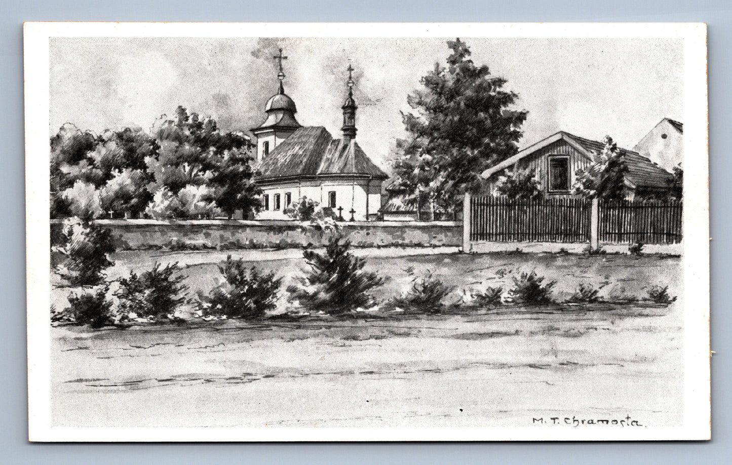 Pohlednice M.T. Chramosta: Alt - Benatek - bez textu (JN1063)