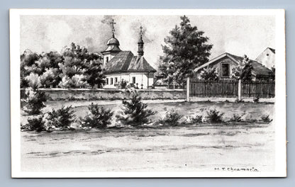 Pohlednice M.T. Chramosta: Alt - Benatek - bez textu (JN1063)