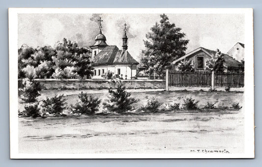 Pohlednice M.T. Chramosta: Alt - Benatek - bez textu (JN1063)