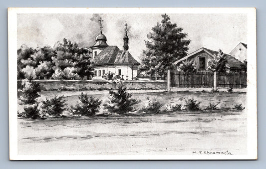 Pohlednice M.T. Chramosta: Alt - Benatek - bez textu (JN1064)