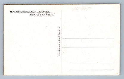 Pohlednice M.T. Chramosta: Alt - Benatek - bez textu (JN1065)