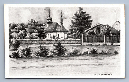 Pohlednice M.T. Chramosta: Alt - Benatek - bez textu (JN1065)