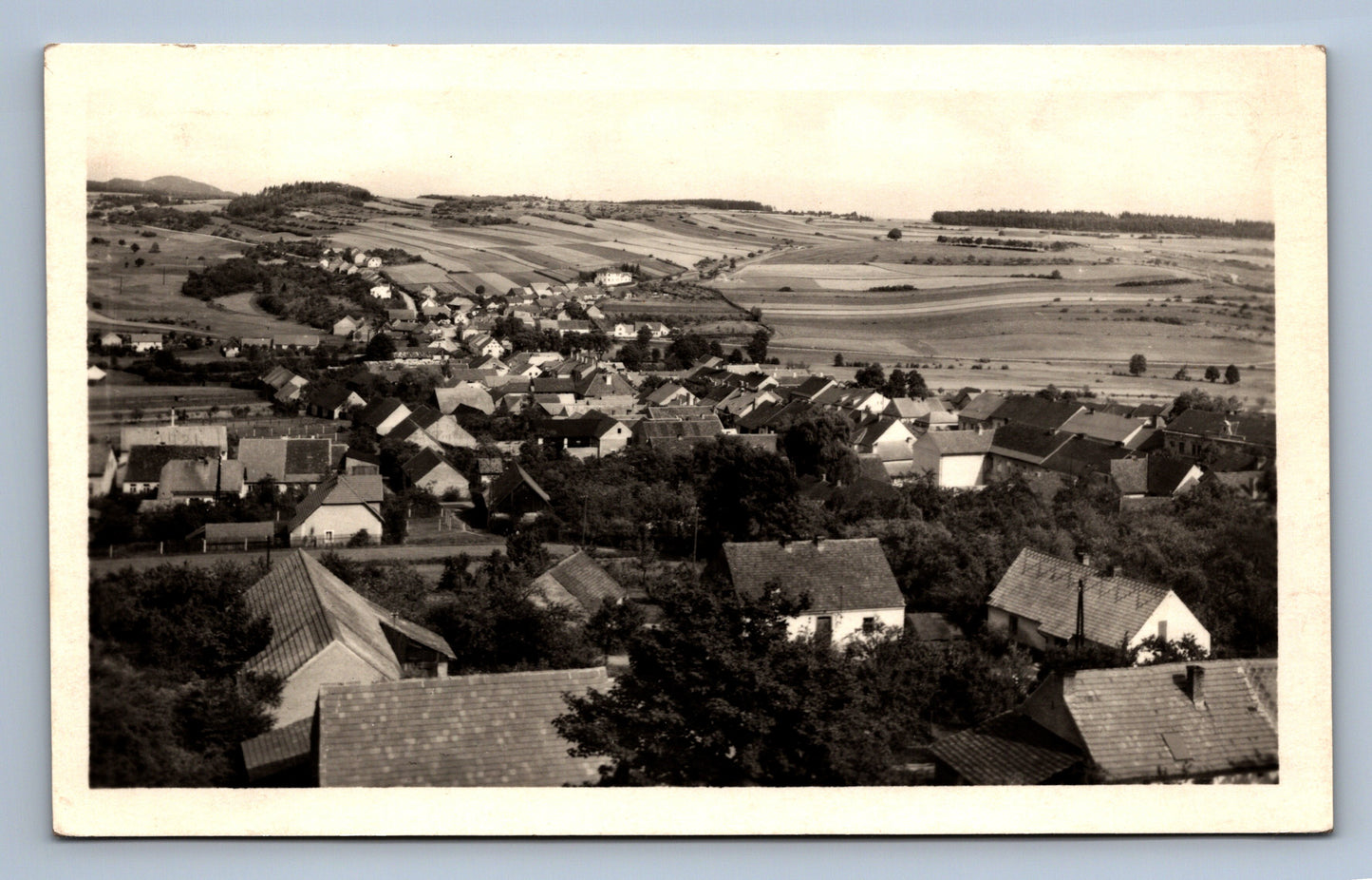 Pohlednice Zbiroh - letecký pohled (JN1081)